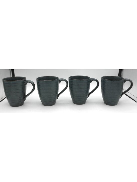 222 Fifth Other - Studio Midnight Blue by 222 Fifth Stoneware Mug Set of 4 Pattern code: 22FSTUMB